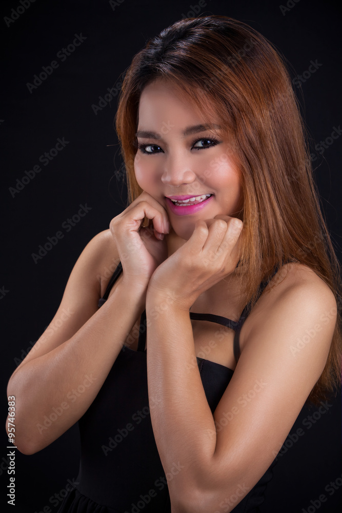 Portrait of beautiful Asian girl Portrait of beautiful Asian girl