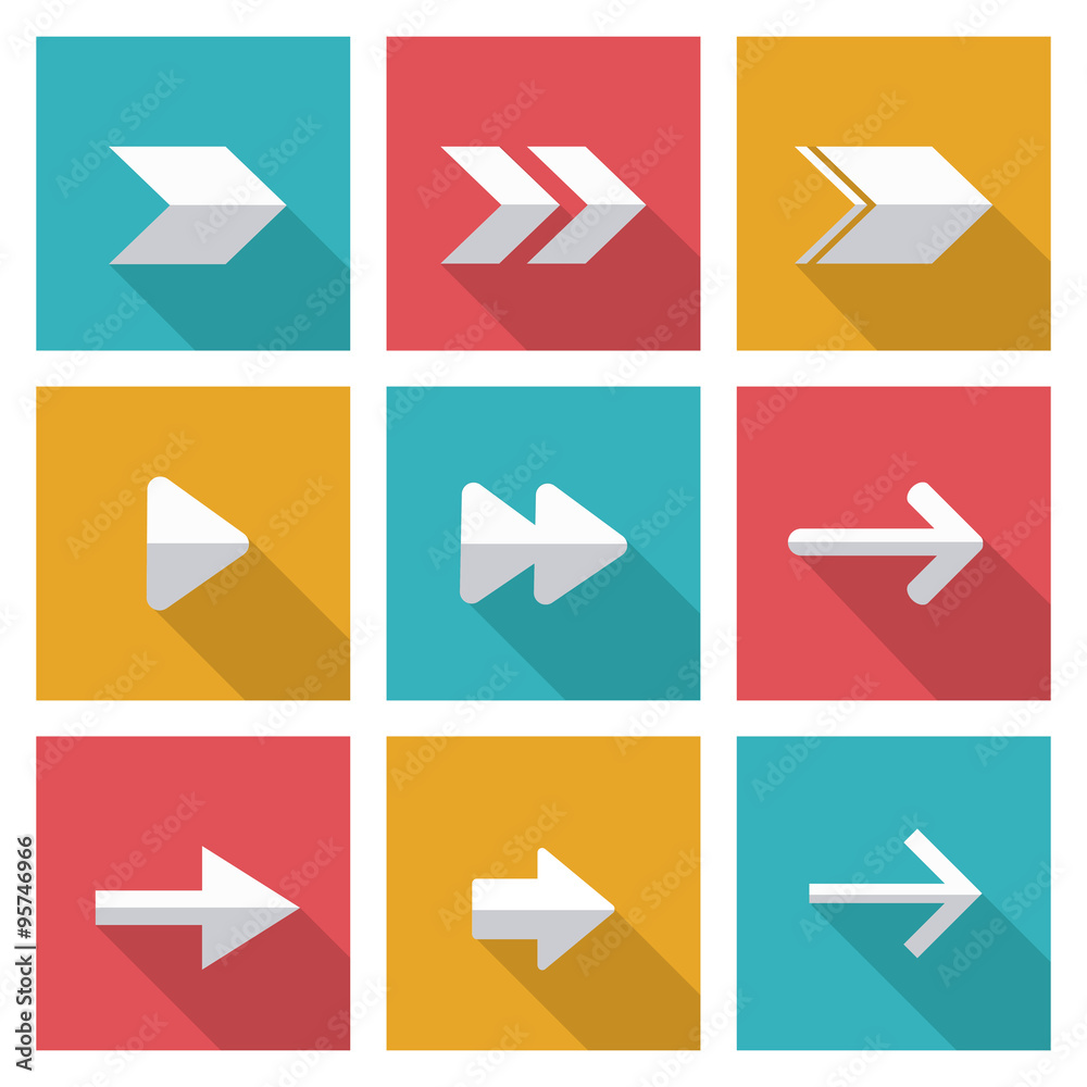 Arrow shape design Arrow shape design