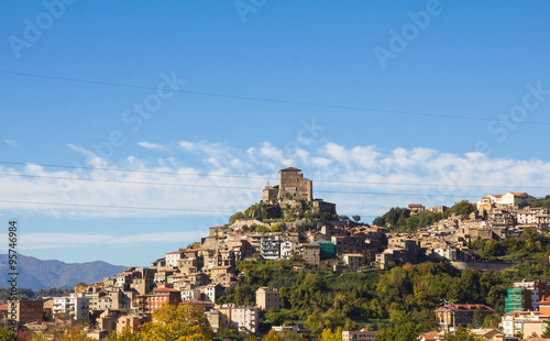 Vista panoramica di Subiaco in Lazio