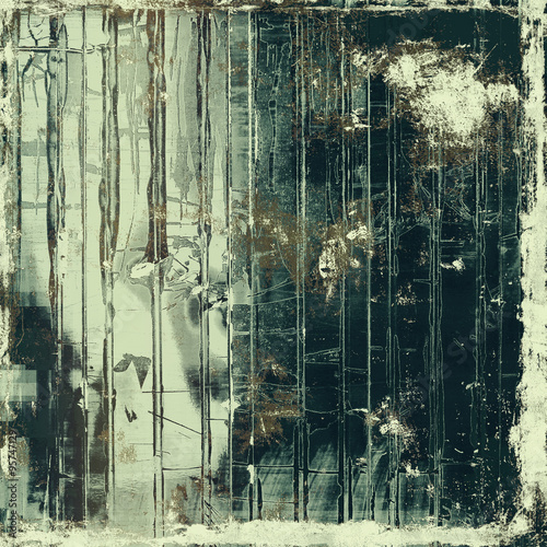 Cracks and stains on a vintage textured background. With different color patterns: brown; white; gray; black