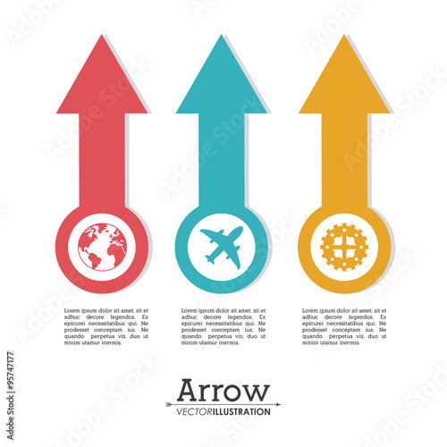 Arrow shape design 