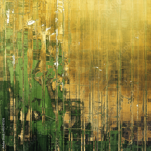 Grunge old-fashioned background with space for text or image. With different color patterns: yellow (beige); brown; gray; green