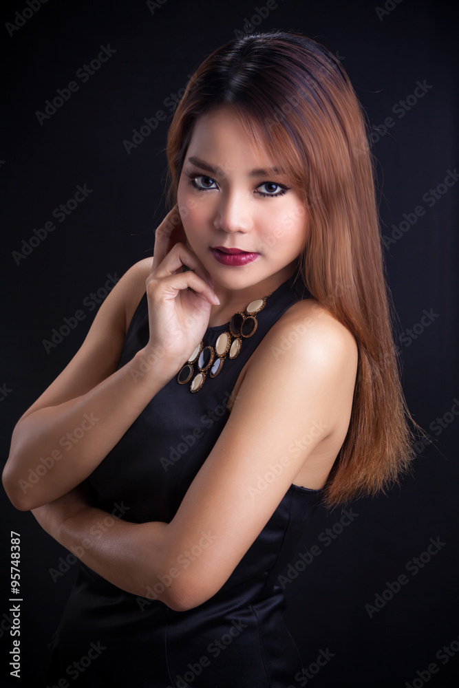 Portrait of beautiful Asian girl Portrait of beautiful Asian girl