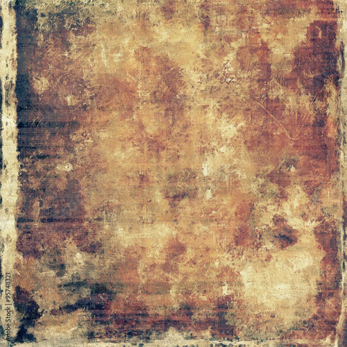 Old texture - ancient background with space for text. With different color patterns  yellow  beige   brown  gray  black