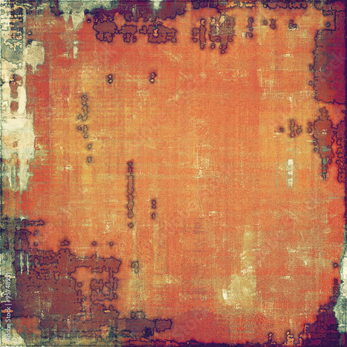 Old Texture or Background. With different color patterns: brown; red (orange); green; purple (violet) © iulias