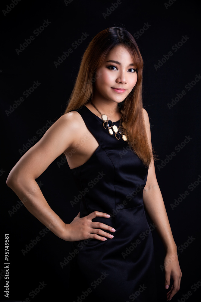 Portrait of beautiful Asian girl