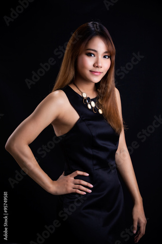 Portrait of beautiful Asian girl