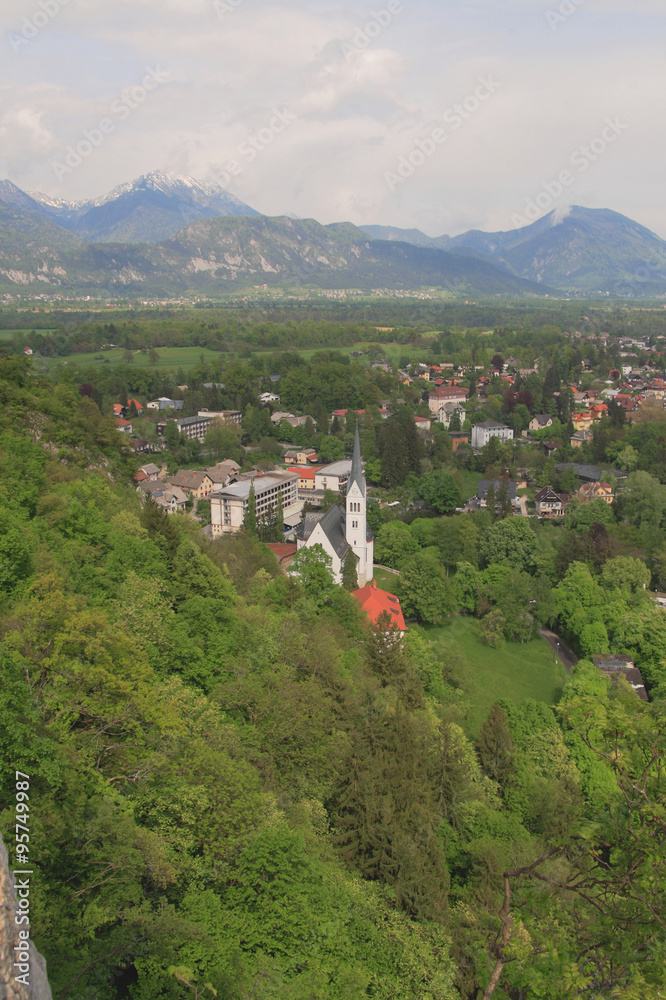 Sacred Martin's church. Bled, Slovenia