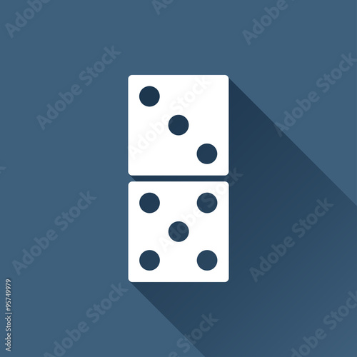 Vector domino icon 