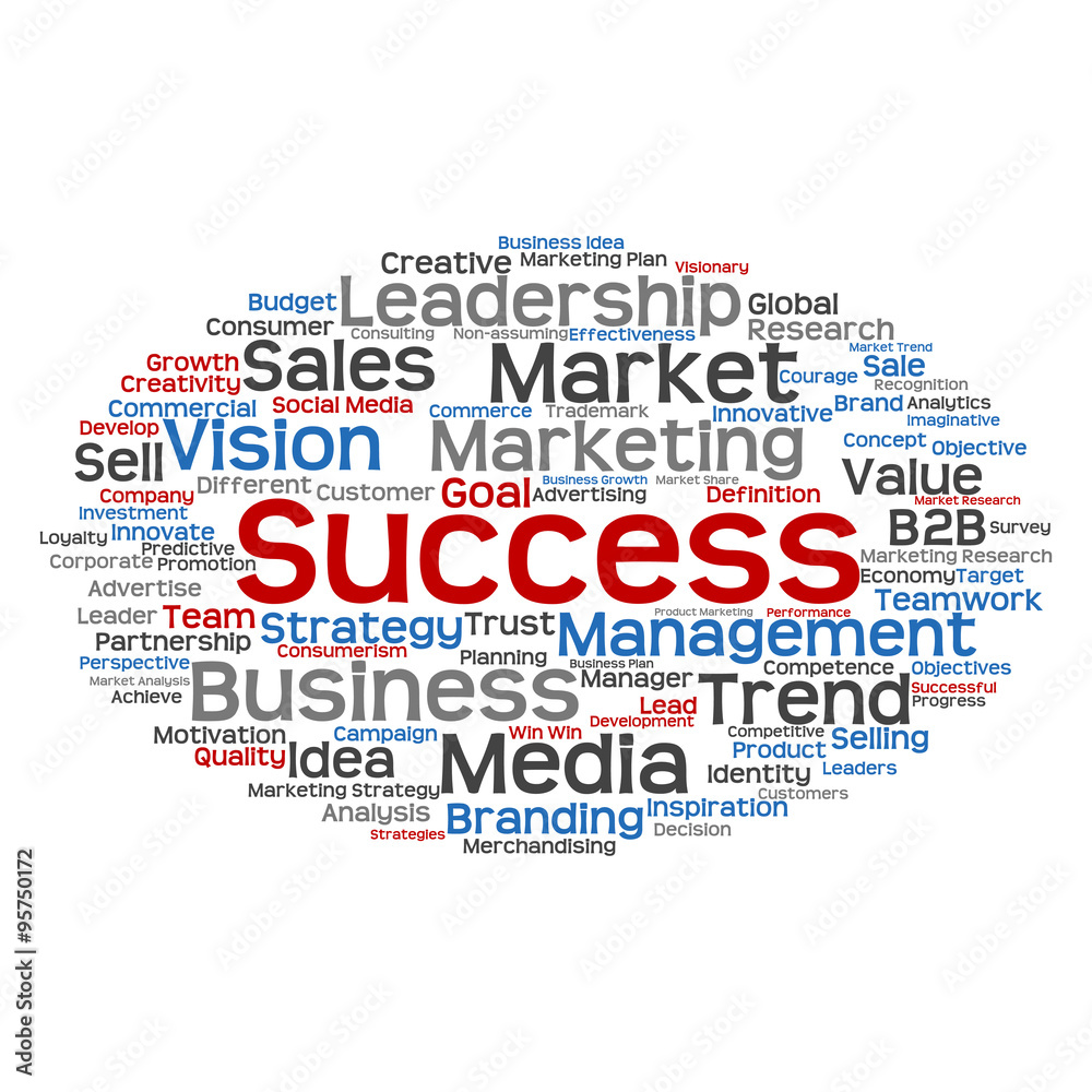 Conceptual business marketing word cloud Conceptual business marketing word cloud