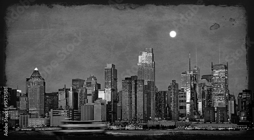 photo new york cityscape skyline, usa