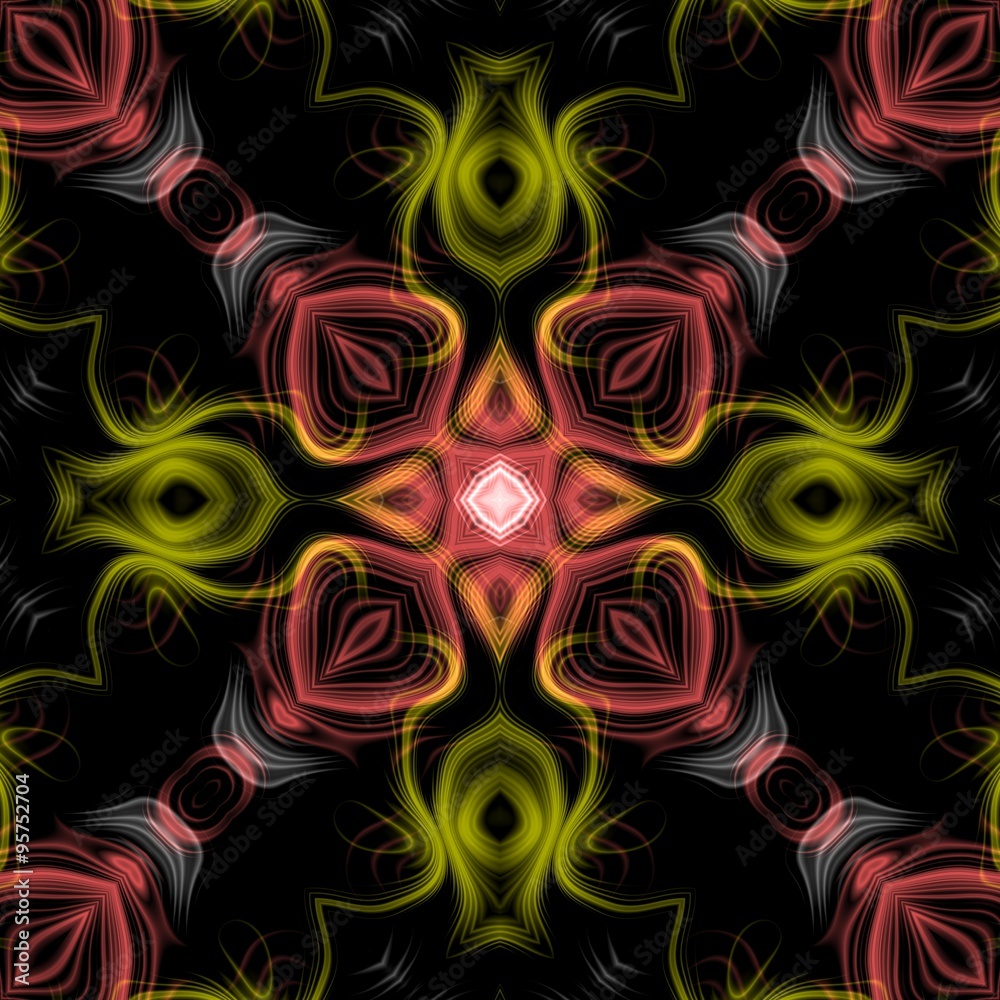 Abstract magic glow - decorative pattern and shape Abstract magic glow - decorative pattern and shape