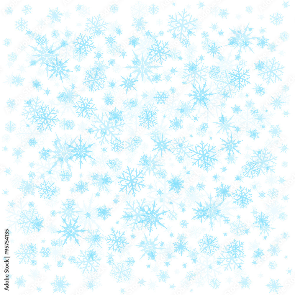 Snowflakes background