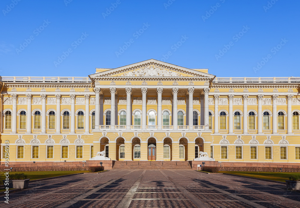 Russian Museum (Mikhailovsky Palace) in St. Petersburg, Russia
