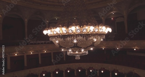 Flying inside the Opera house. Ukraine photo