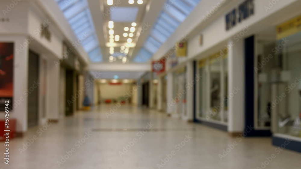Empty shopping mall Empty shopping mall
