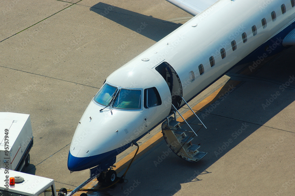 Airplane is ready for boarding