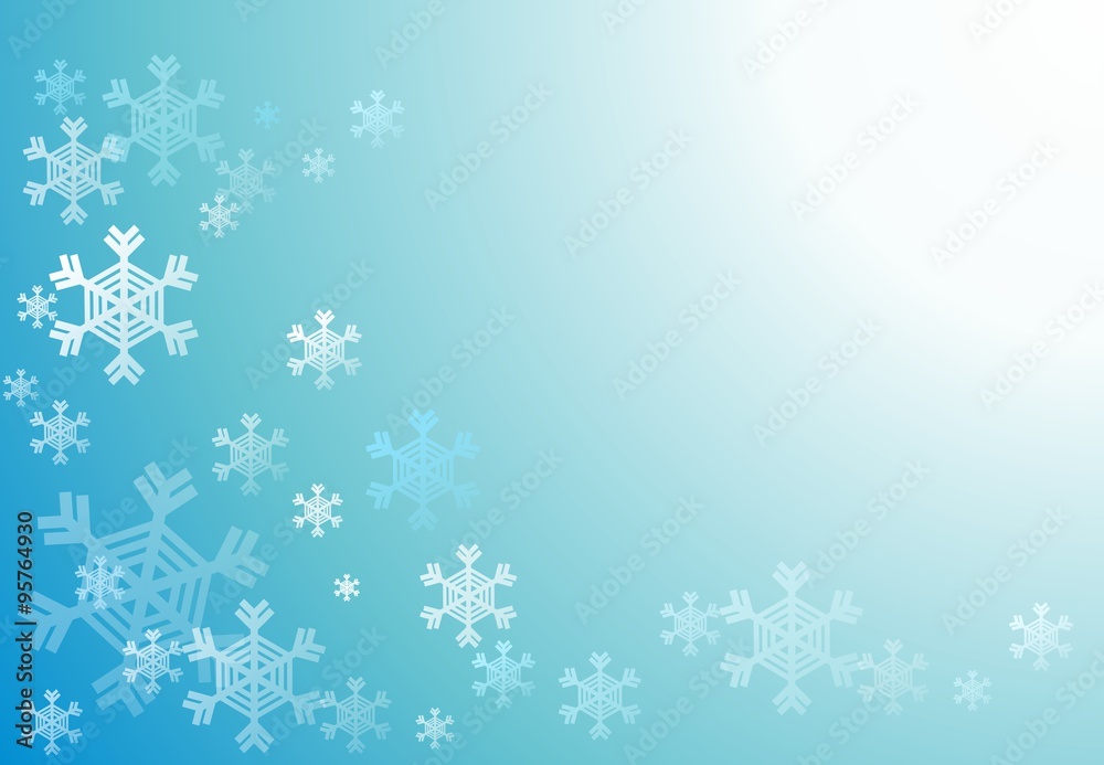 winter background with place for your text