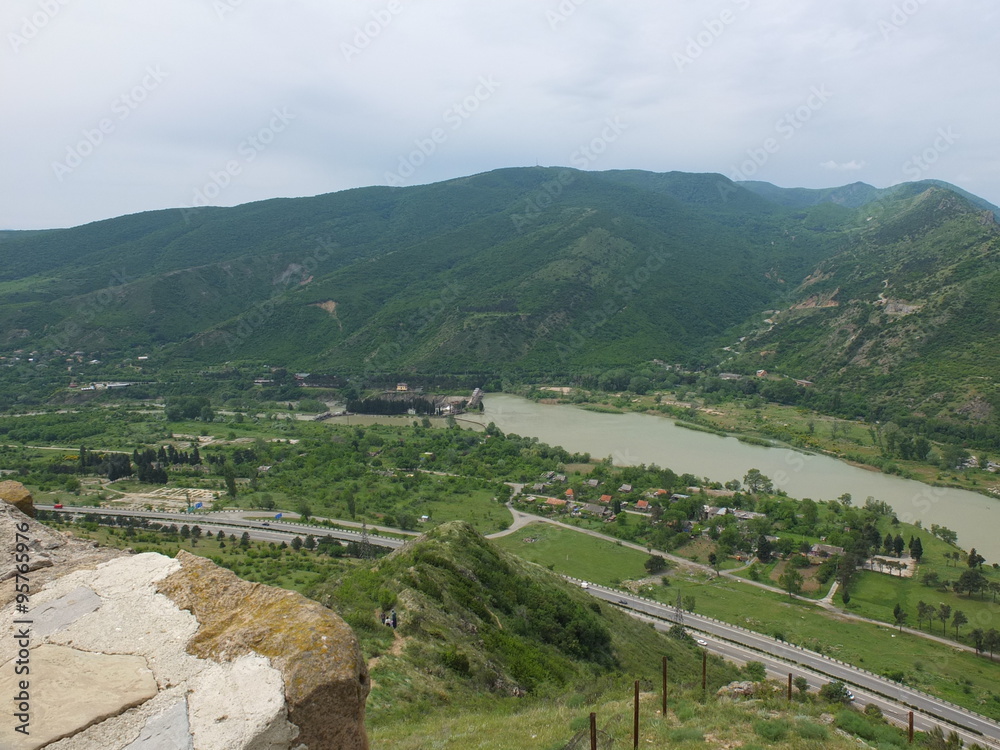 Там, где сливается Кура с  Арагви...Грузия. Мцхета.. Джвари.