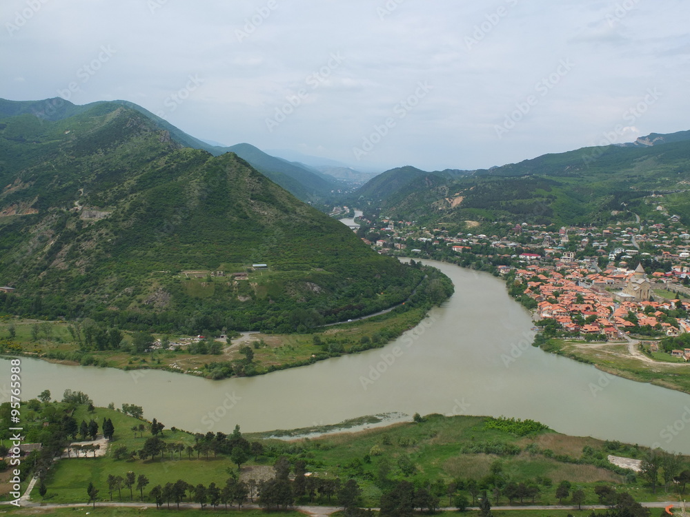 Там, где сливается Кура с  Арагви...Грузия. Мцхета.. Джвари.