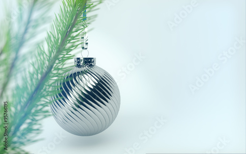 Single beaty toy on the branch