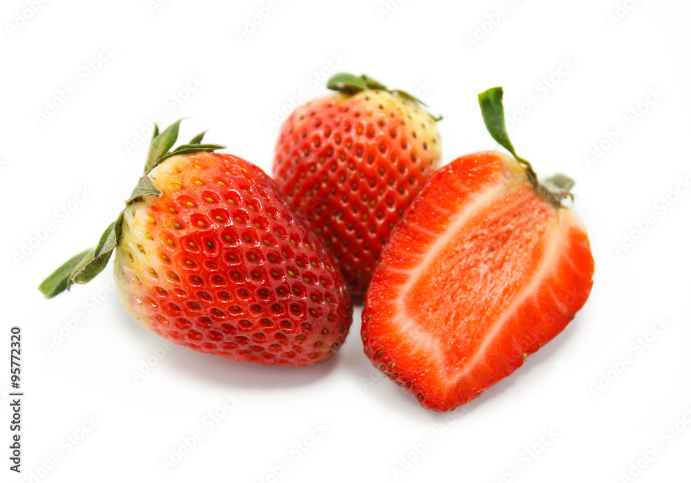 strawberry isolated on white background strawberry isolated on white background