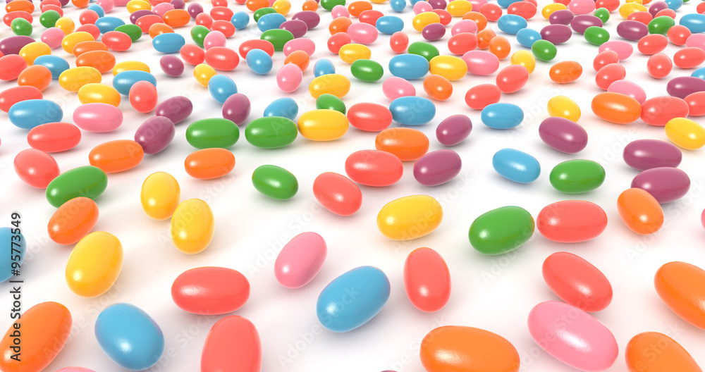 Colorful Jelly Beans Background Colorful Jelly Beans Background
