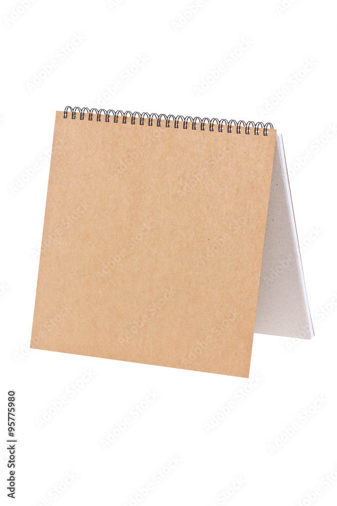 Blank notebook isolated on white. Blank notebook isolated on white.
