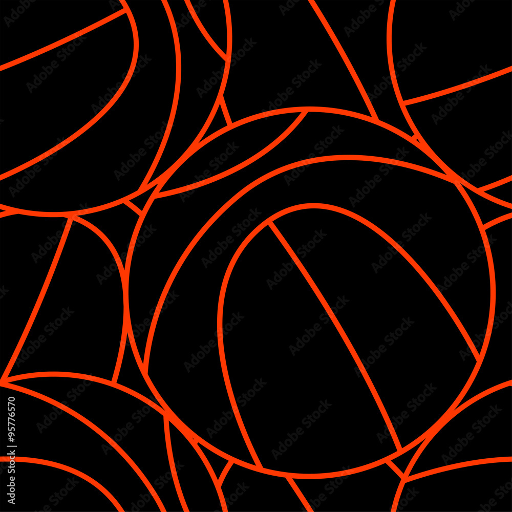 Naklejka premium Basketball seamless pattern