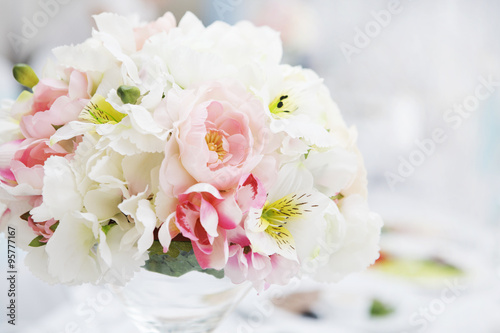bouquet of flowers on a table © ulza