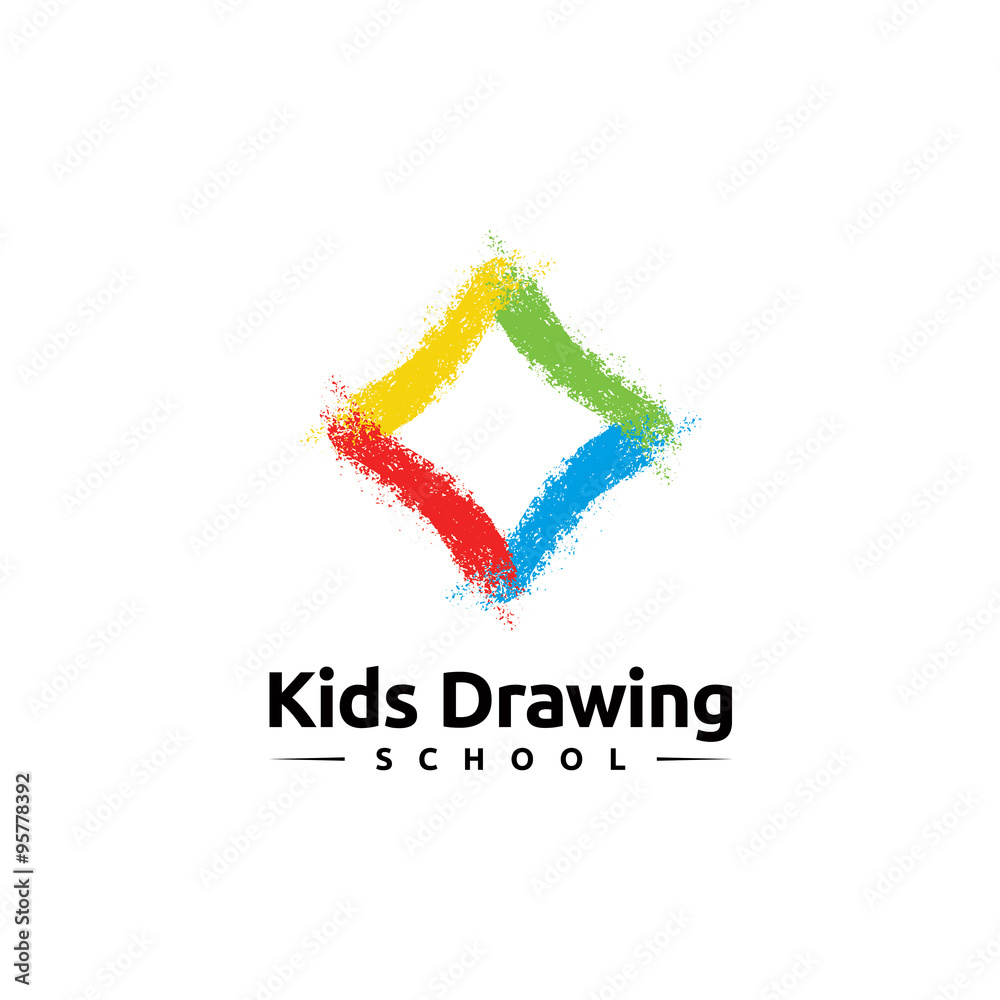 abstract painting Class logo icon abstract painting Class logo icon