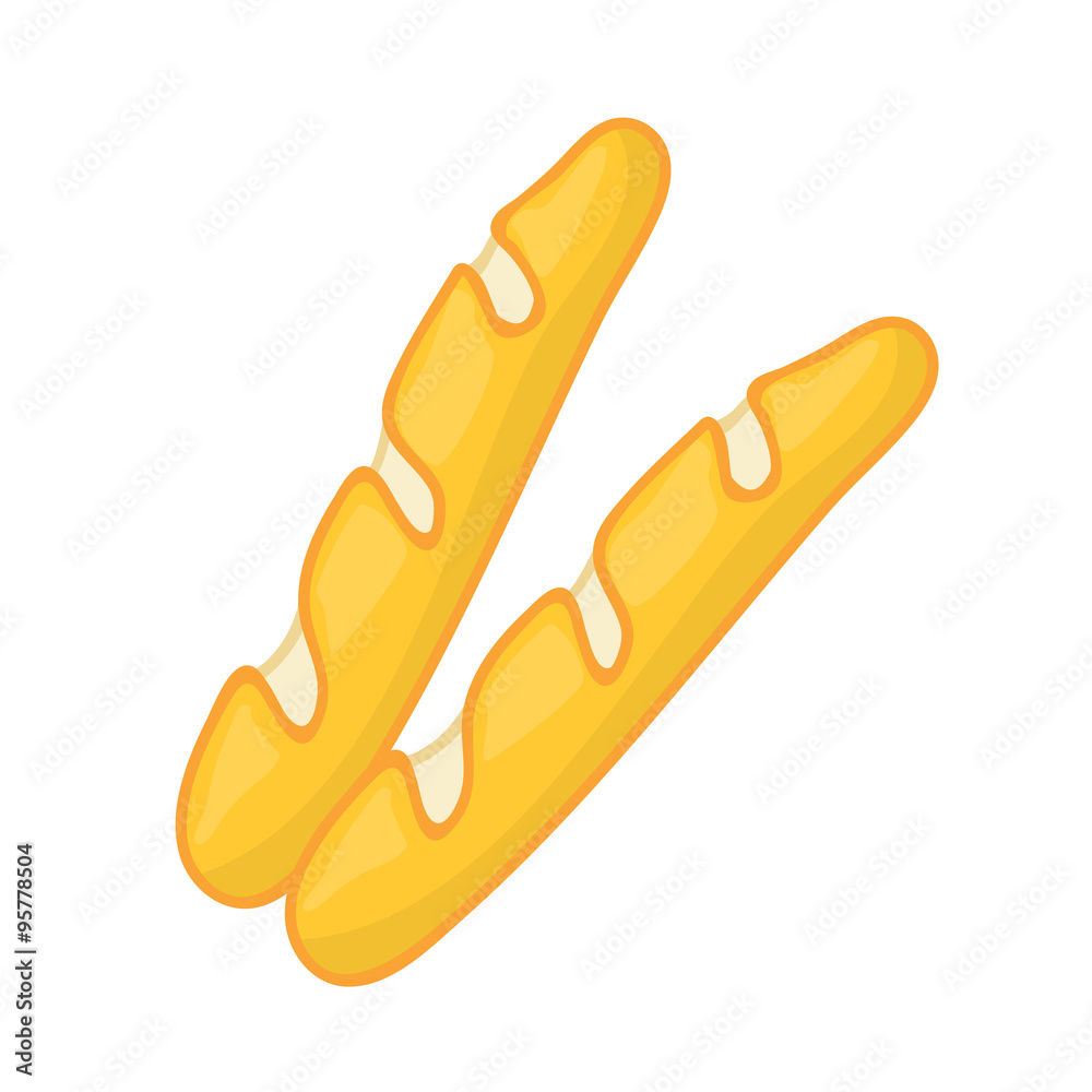 Bread isolated illustration Bread isolated illustration