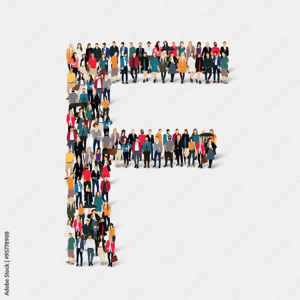 group people letter form group people letter form