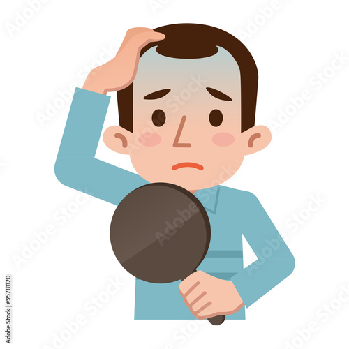 髪の悩み　抜け毛