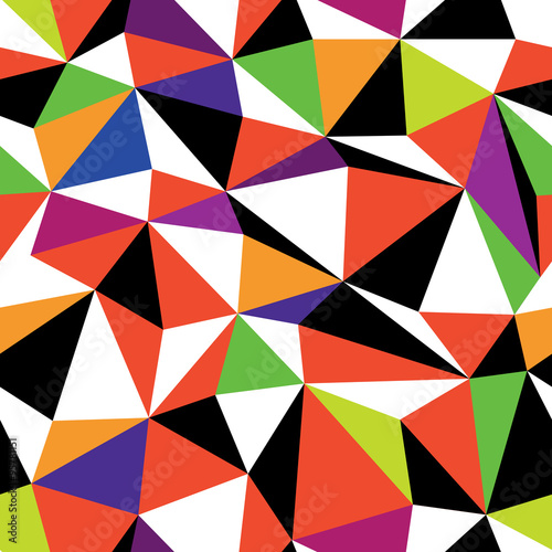 Triangle colorful pattern, seamless