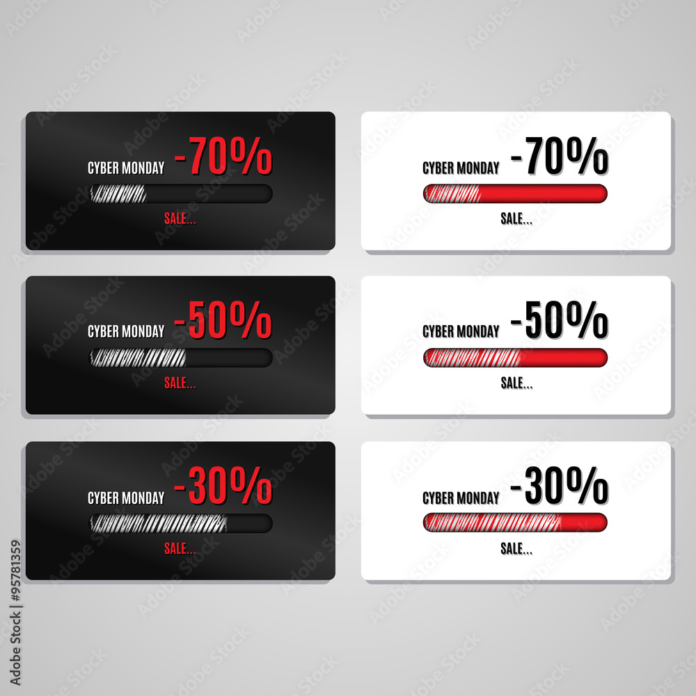 Cyber monday Coupon discounts white and black Cyber monday Coupon discounts white and black