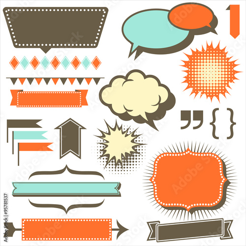 Retro Copy Space Elements 