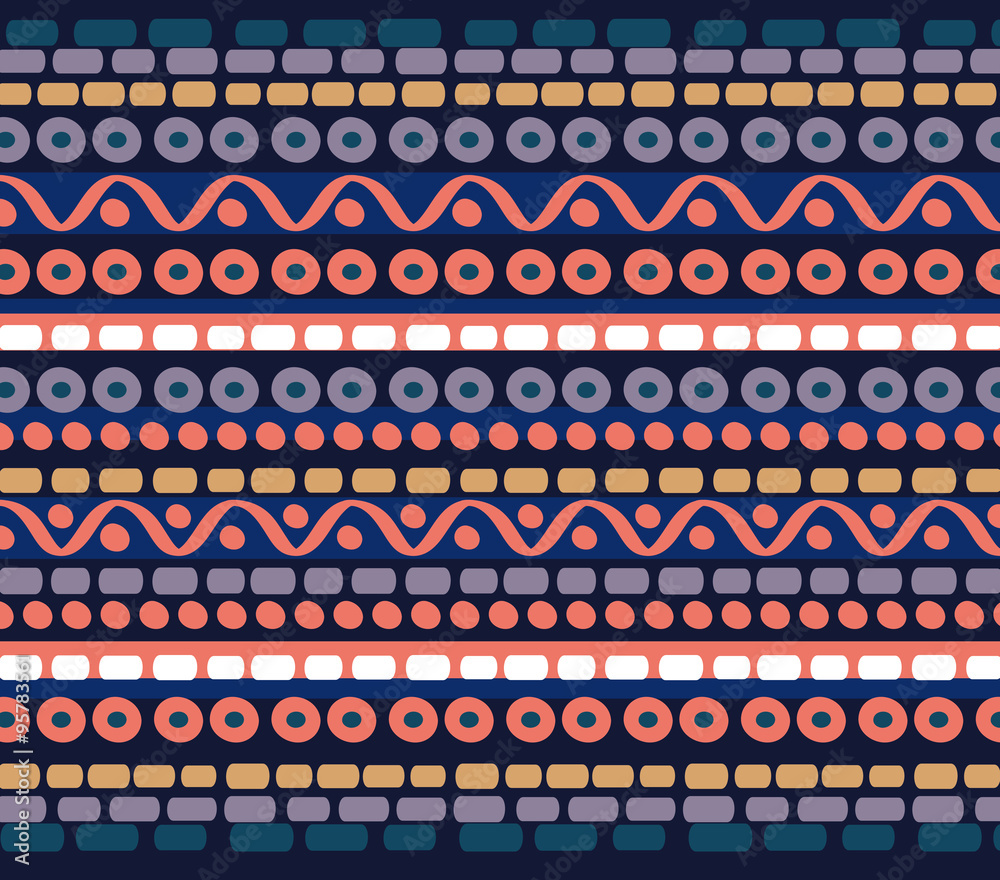 Drawn geometric linear pattern. Color Drawn geometric linear pattern. Color