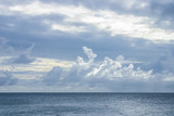 Endless Ocean with Cloudy Sky