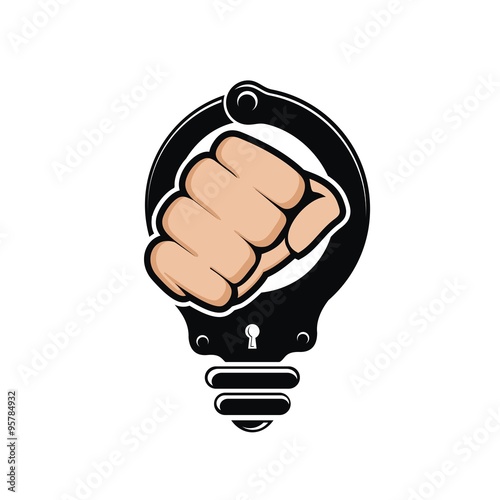 punch handcuffs bulb