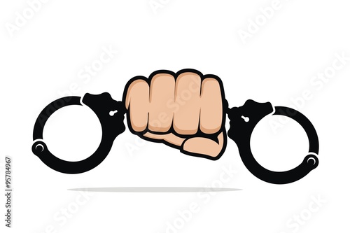 punch handcuffs