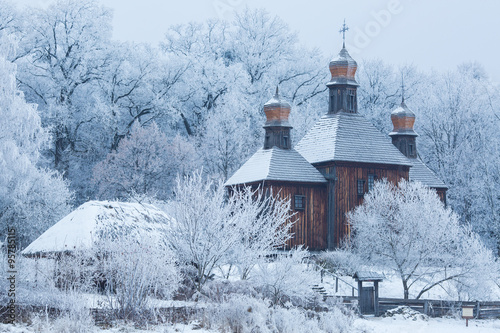Old wooden church