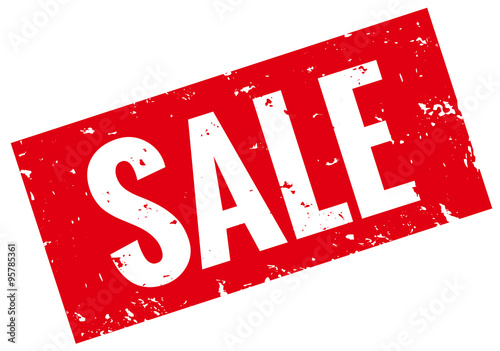 Sale Stempel rot 
