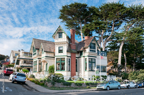 Obraz na płótnie Street in Pacific Grove, Monterey, California, USA w salonie