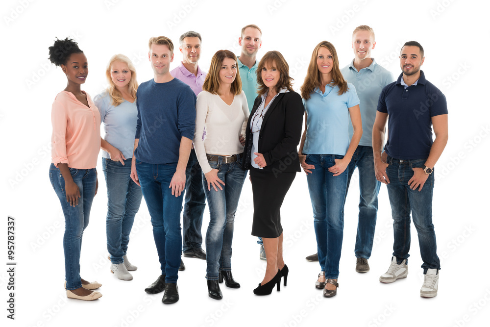 Creative Business People Standing Together Creative Business People Standing Together