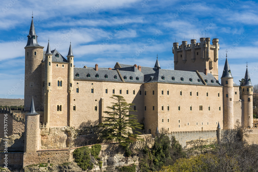 The Alcazar of Segovia (Spain)