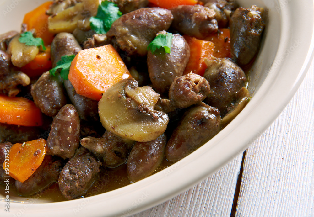 Alicot French stew. Alicot French stew.