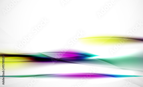Colorful wave line  abstract background with light and shadow effects