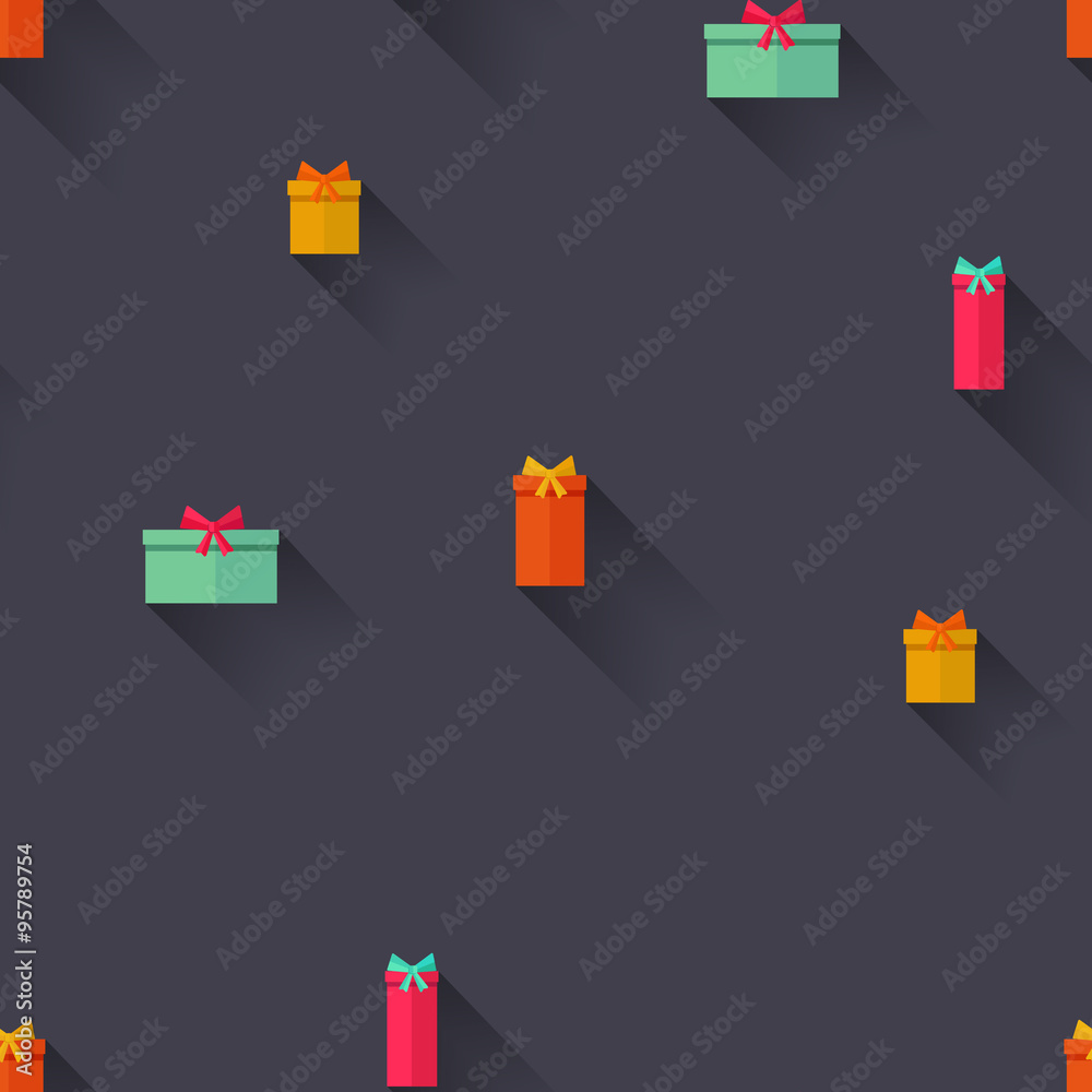 Gifts on a blue background Gifts on a blue background