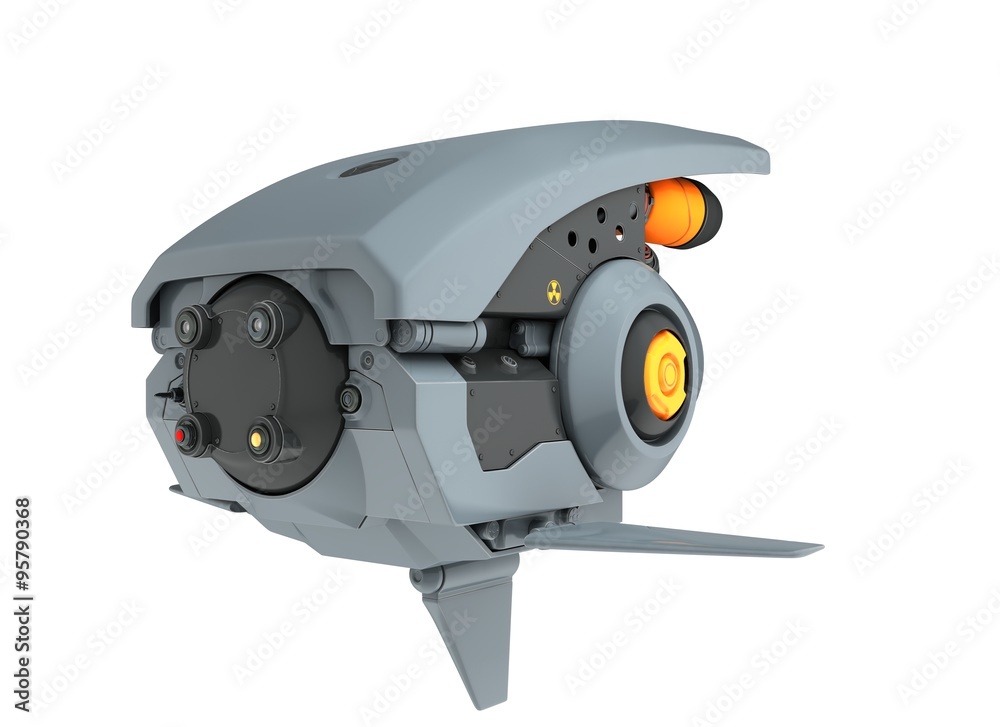 Sci-fi drone. Half Sci-fi drone. Half